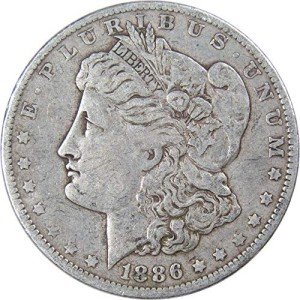 1886 O Morgan Dollar Very Fine 90% Silver Coin