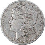 1886 O Morgan Dollar Very Fine 90% Silver Coin