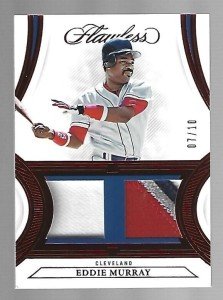 Eddie Murray 2022 Panini Flawless Dual Patches