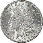 1896 Morgan Dollar 90% Silver Coin Collectible