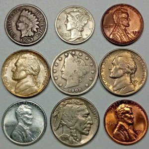 Vintage US Coin Collection with Silver Pieces
