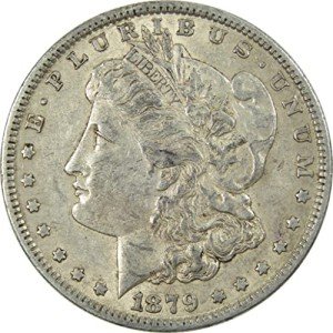 1879 Morgan Dollar Silver Coin - Extremely Fine