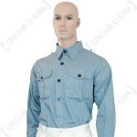 WW2 German Luftwaffe Replica Blue Shirt - Large