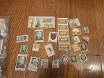 Variety Lot of 181 Coins and Stamps