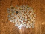 Variety Lot of 181 Coins and Stamps