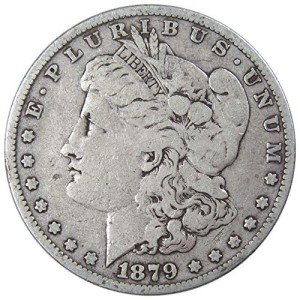 1879 Morgan Dollar Silver $1 Coin Collectible
