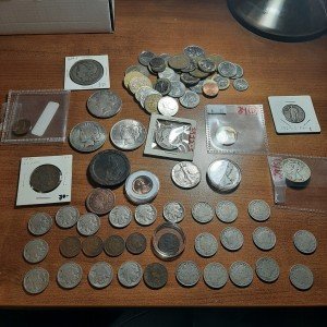 Diverse Silver Coin Collection: Morgan, Peace, Buffalo & More