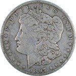 1897 O Morgan Dollar Silver $1 Coin