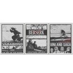 Berserk Vagabond Vinland Saga Anime Poster Set