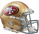 NFL Speed Football Helmet for Men - Gold