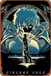 Vinland Saga Thorfinn Vintage Metal Wall Sign