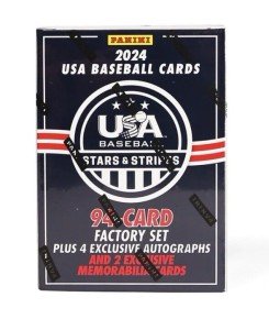 2024 USA Baseball Stars & Stripes Card Set