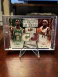 LeBron James & Kevin Garnett Dual Game Materials Card