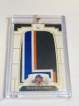 2024 Topps Lindor 1/1 Jersey Letterman Patch
