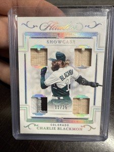 Charlie Blackmon 2022 Panini Flawless Showcase /25