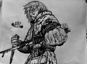 Thorfinn Vinland Saga Artwork Poster