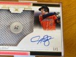 Alex Bregman 2024 Topps Definitive Patch Auto 1/1