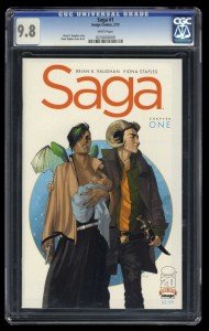 Saga #1 CGC 9.8 Brian K. Vaughn Comic