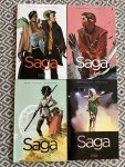 Saga Volumes 1-4 First Printing Set