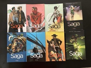 Saga Image Comics Volumes 1-8 Collection