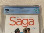 SAGA #1 CBCS 9.8 White Pages – 2012 Edition