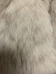 Scandinavian Blue Fox Fur Coat with Pockets