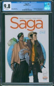 Saga #1 Premiere Issue CGC 9.8 Collectible