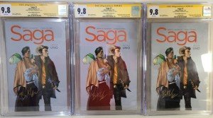 Signed CGC 9.8 SAGA #1 Mexican Variant