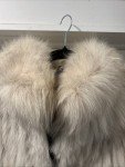 Authentic Blue Fox Fur Jacket by SAGA FOX