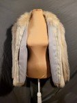 Chic Medium Silver Fox Fur Coat