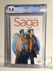 Saga #1 CGC 9.8 2012 First Print