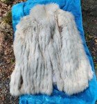 Silver Tag Fox Fur Coat Size L