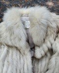Silver Tag Fox Fur Coat Size L