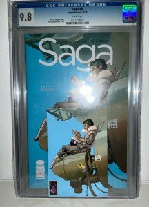 Saga #8 Staples CGC 9.8 with Mini-Print