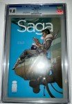 Saga #8 Staples CGC 9.8 with Mini-Print