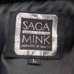 1980s Vintage SAGA Mink Fur Jacket for Women