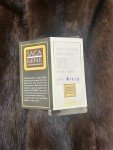 Brown Mink Fur Coat with Silk Lining & Pockets