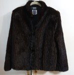 Vintage Cropped Large Mink Fur Coat