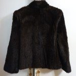 Vintage Cropped Large Mink Fur Coat
