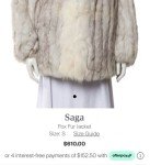 White Fox Fur Coat - Vintage Mob Wife Style