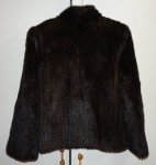 Vintage Cropped Large Mink Fur Coat