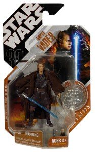 Darth Vader 30th Anniversary Action Figure & Coin