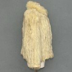 Vintage Saga Fox Fur Jacket for Women - Ivory Beige
