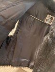 Saga Mink Black Fur Vest - Size L