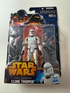 Sealed Star Wars Saga Legends Clone Trooper Figure