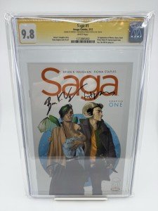 Saga #1 Signed CGC 9.8 by Vaughan & Staples