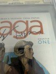 Saga #1 Signed CGC 9.8 by Vaughan & Staples