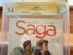 Saga #1 CGC 9.8 Signed Collectible Comic