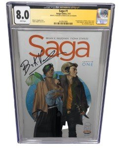 Saga #1 - CGC Signature Series Signed by Vaughan