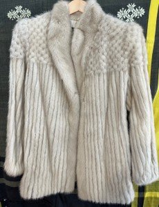 Vintage Mink Fur Coat for Women - Medium